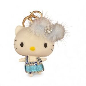 Hello Kitty Key Holder with Blue and Gold Accents